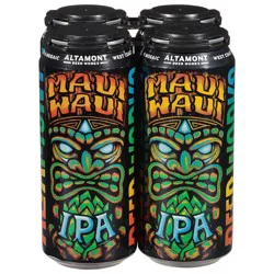 Altamont Beer Works IPA Maui Waui Beer 4 - 16 fl oz Cans