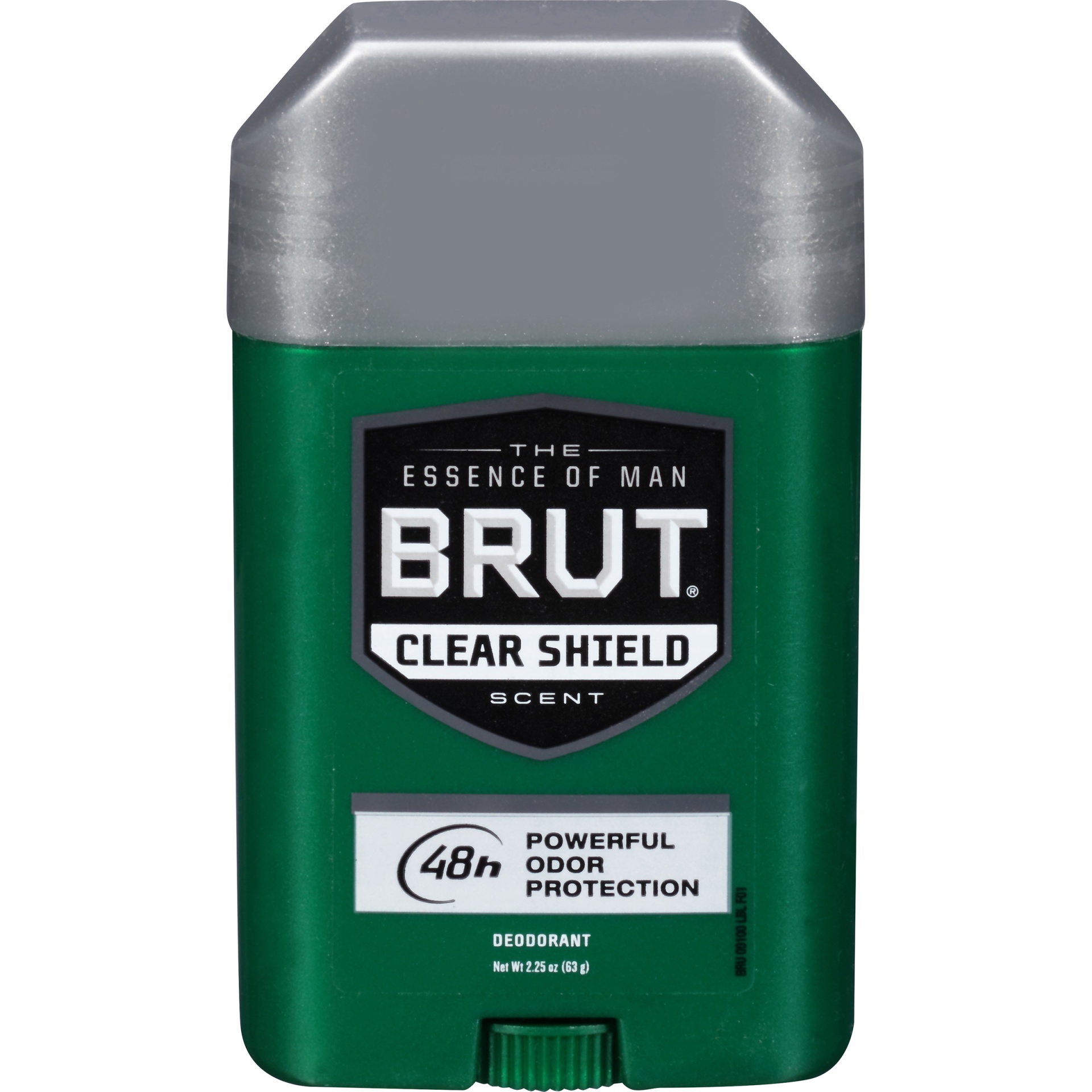 slide 1 of 1, Brut Clear Shield Oval Solid Deodorant, 2.25 oz