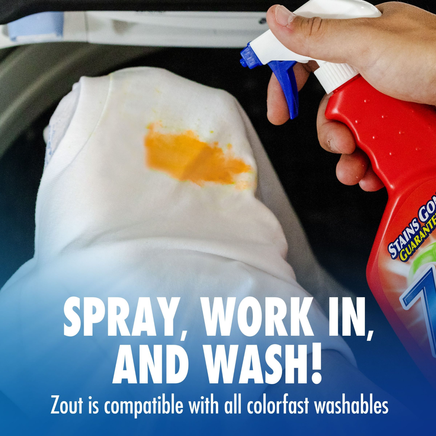 slide 4 of 4, Zout Spray Stain Remover 22 fl oz, 22 fl oz