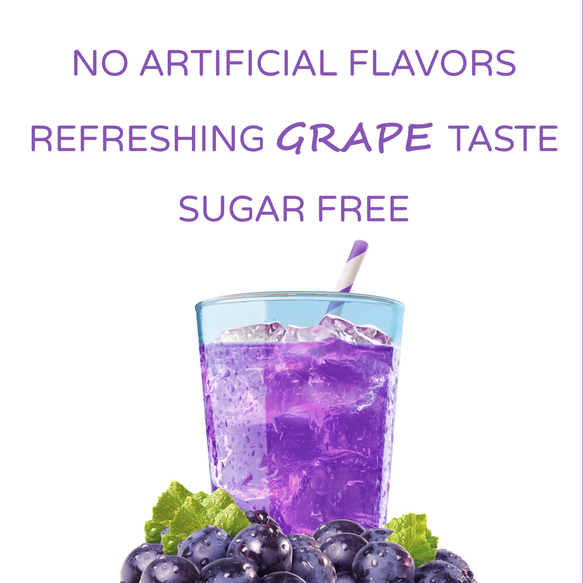 slide 7 of 9, Crystal Light Sugar Free Grape Powdered Energy Drink Mix, 10 ct - Packets, 10 ct; 1.1 oz