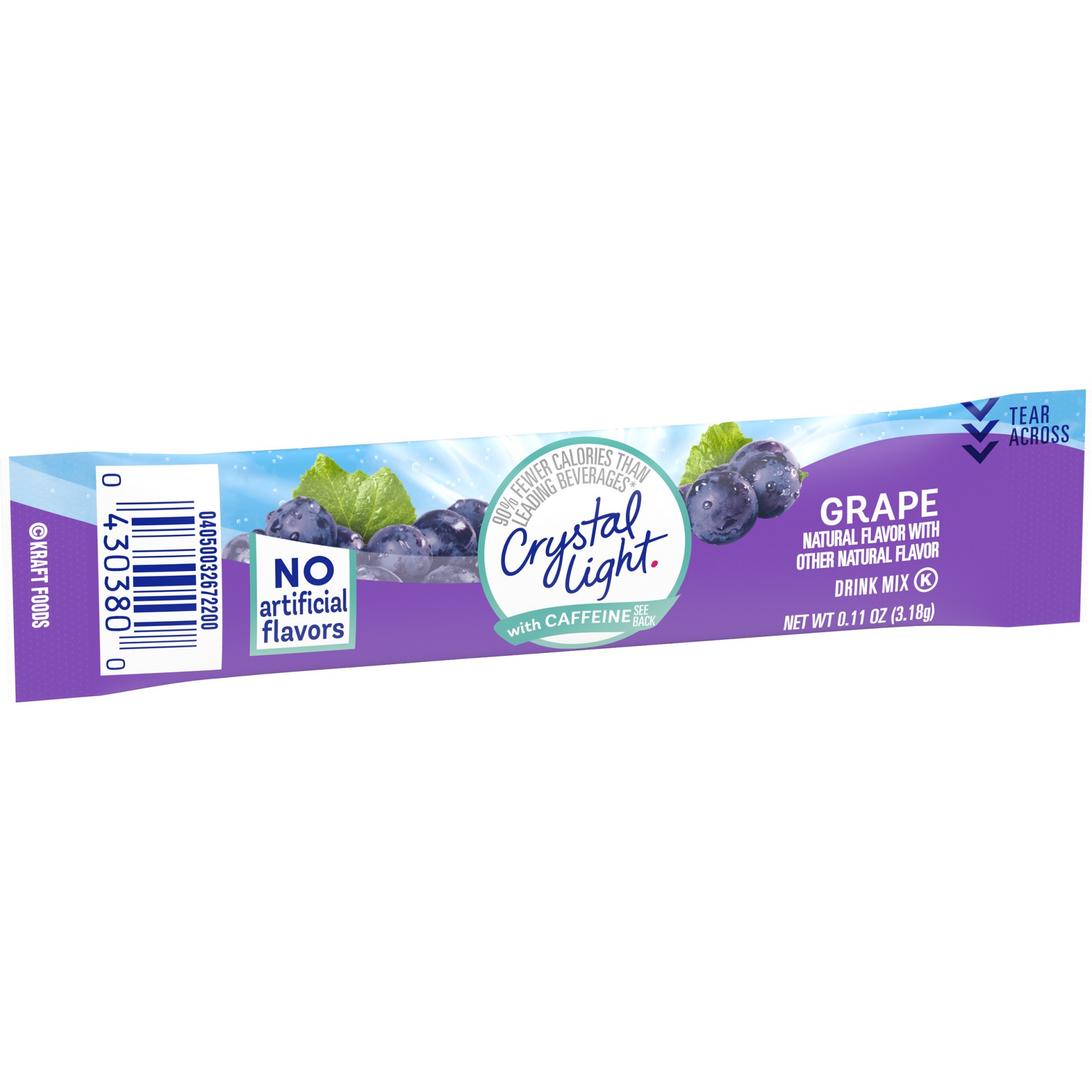 slide 3 of 9, Crystal Light Sugar Free Grape Powdered Energy Drink Mix, 10 ct - Packets, 10 ct; 1.1 oz