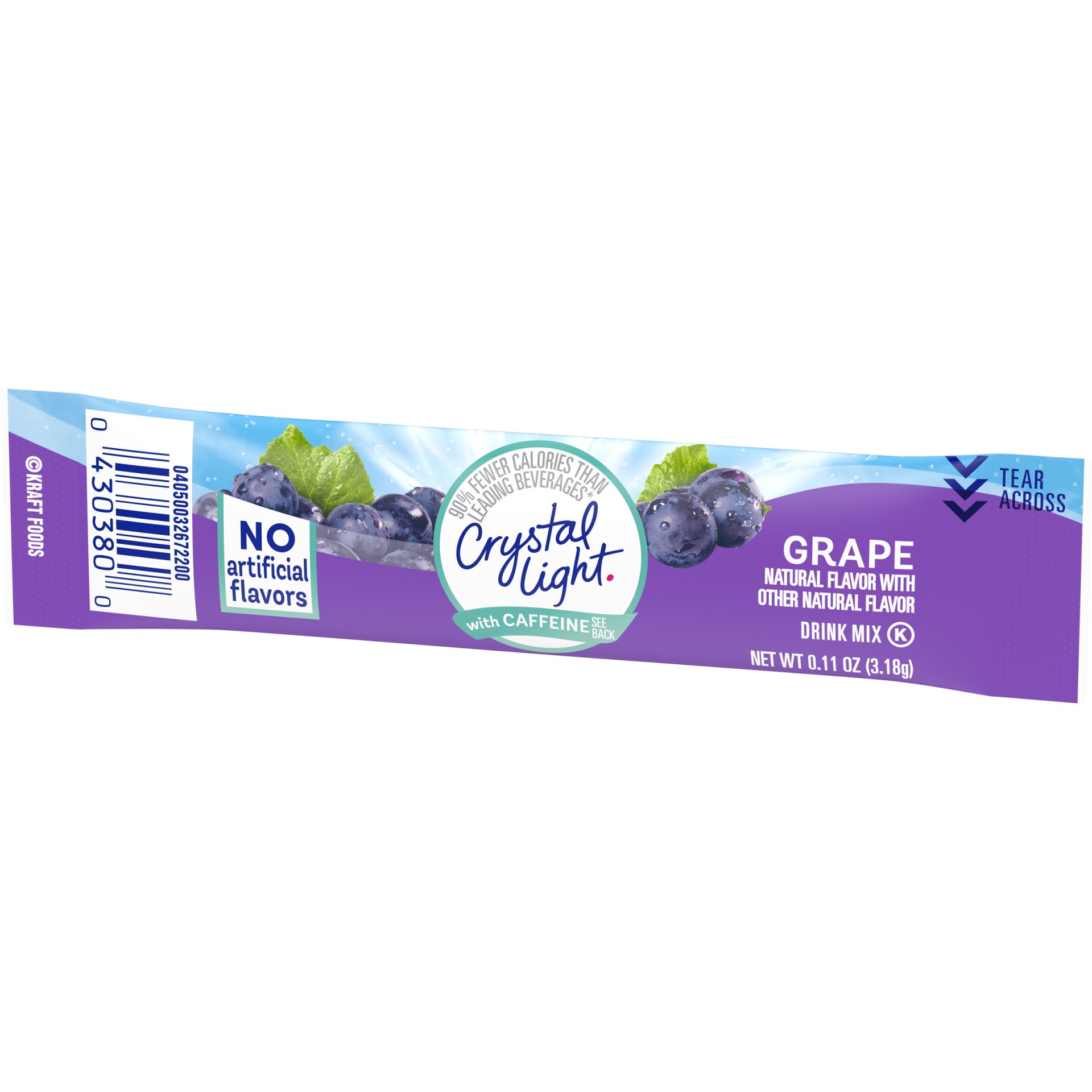 slide 6 of 9, Crystal Light Sugar Free Grape Powdered Energy Drink Mix, 10 ct - Packets, 10 ct; 1.1 oz