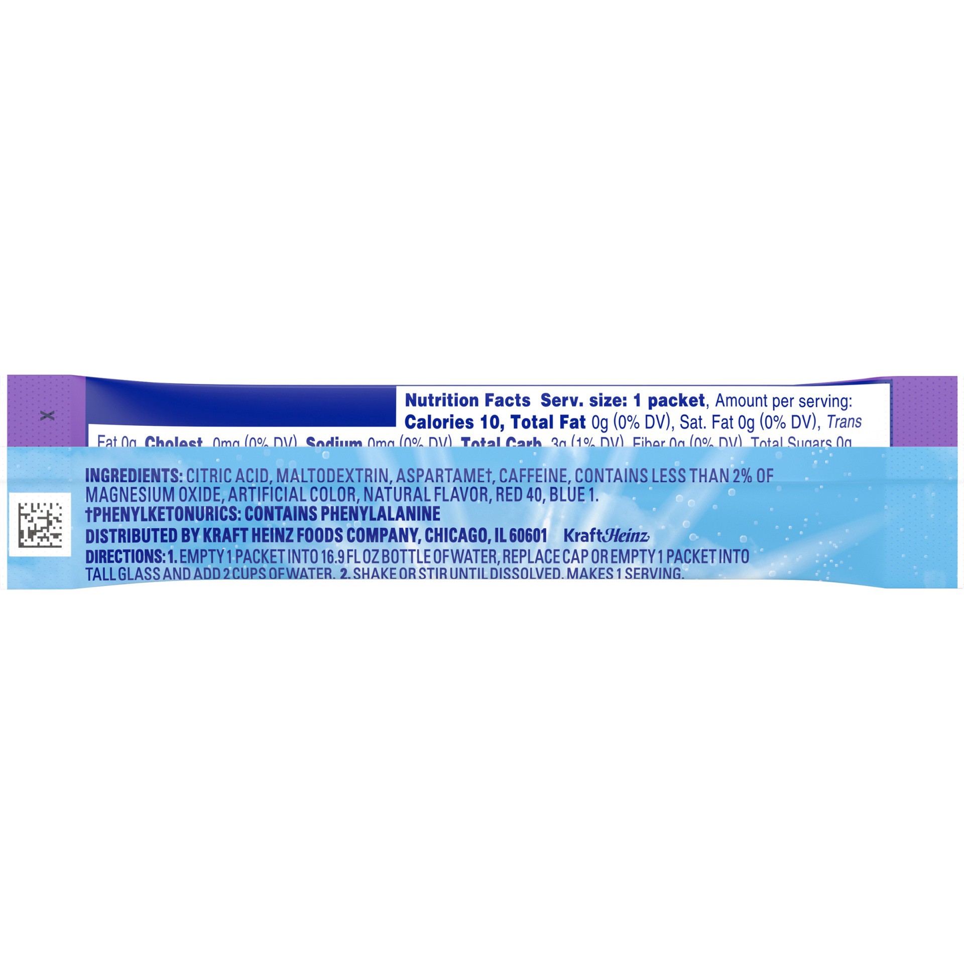 slide 2 of 9, Crystal Light Sugar Free Grape Powdered Energy Drink Mix, 10 ct - Packets, 10 ct; 1.1 oz