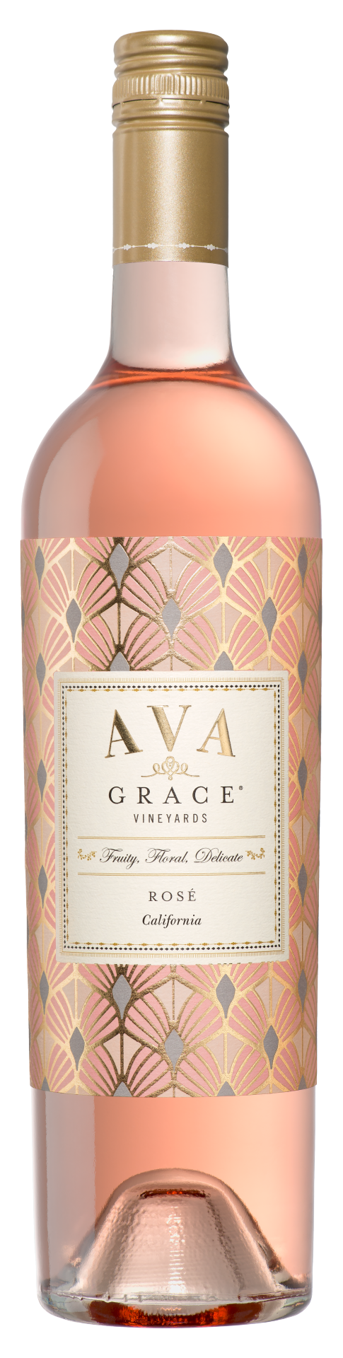slide 1 of 5, AVA Grace Vineyards Rosé Wine, 750 ml