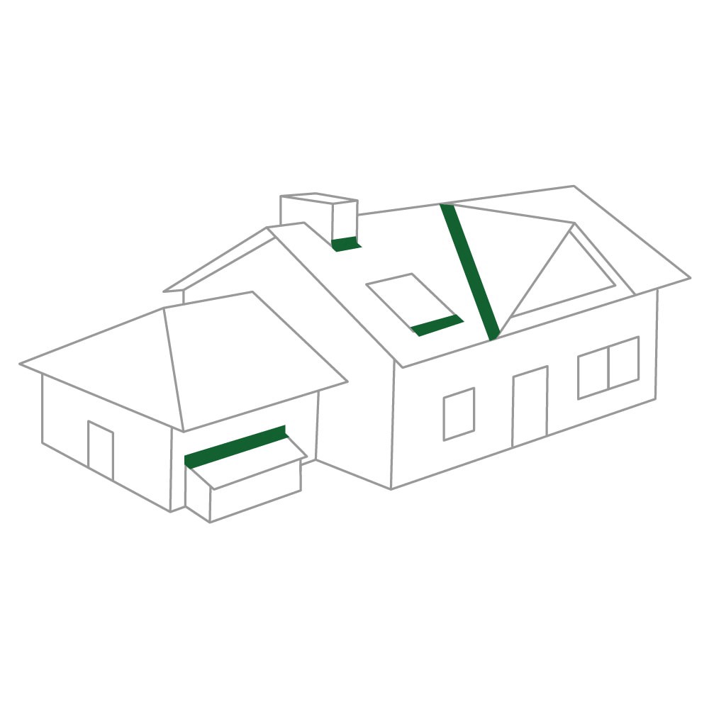 slide 2 of 3, Union Corrugating 20-in x 10-ft Silver Aluminum Roll flashing, 1 ct