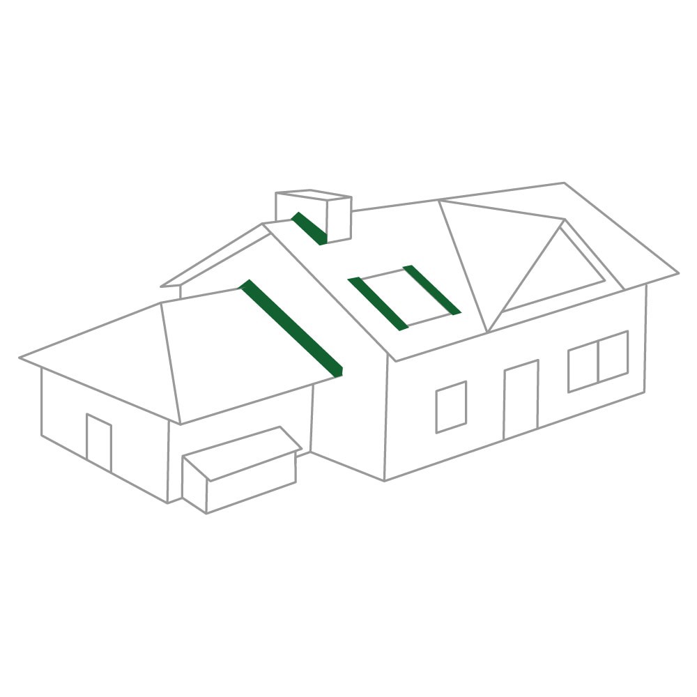 slide 3 of 3, Union Corrugating 3.0-in x 7-in Silver Aluminum Step Flashing, 1 ct