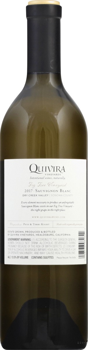 slide 3 of 9, Quivira Sauvignon Blanc 1 ml, 1 ml