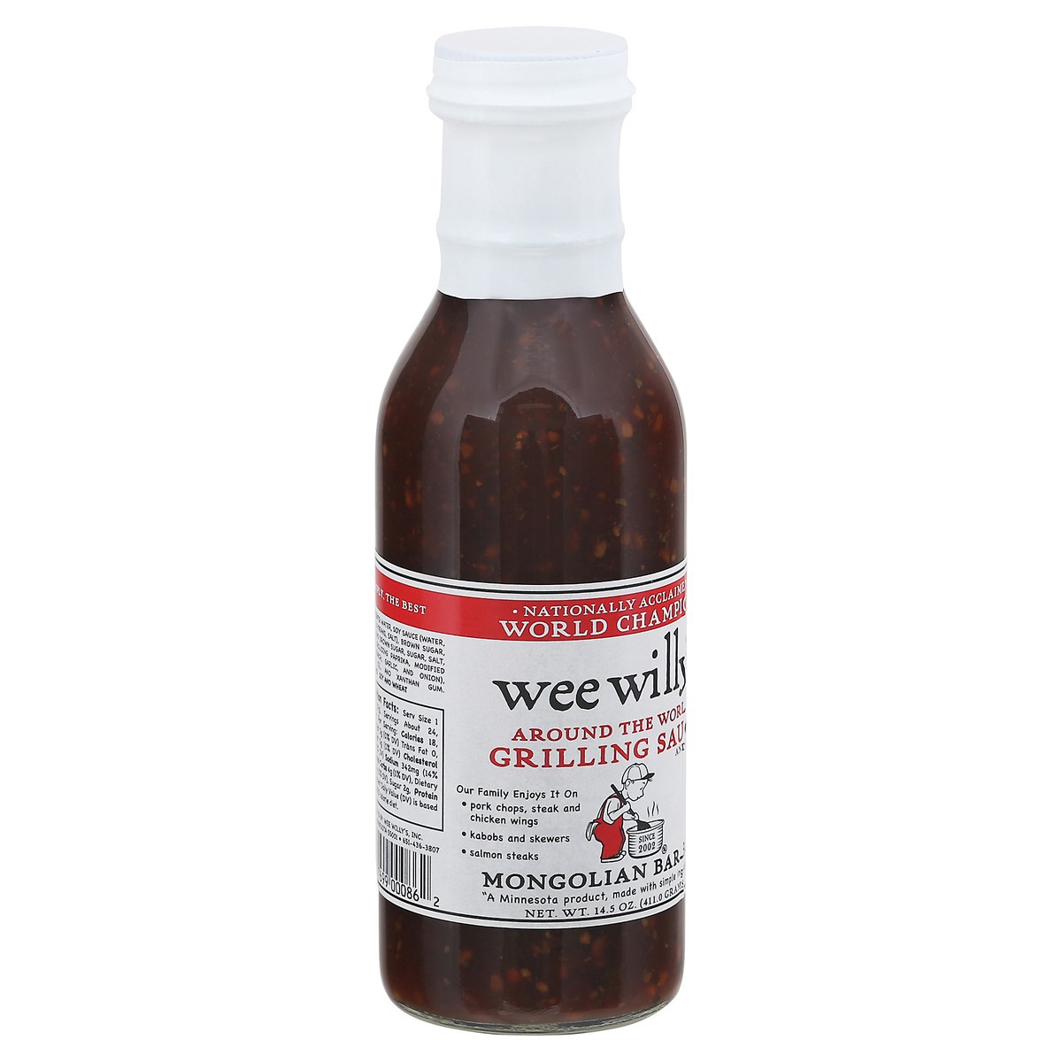 slide 3 of 12, Wee Willy's Mongolian Bbq Grilling Sauce, 14.5 fl oz