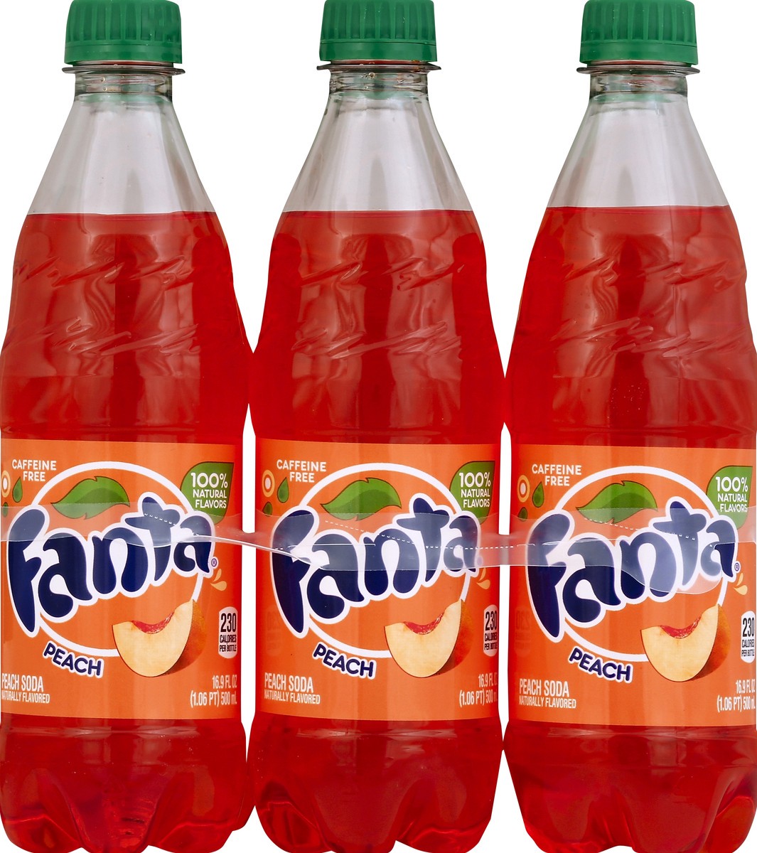 slide 4 of 4, Fanta Peach Bottles, 6 ct