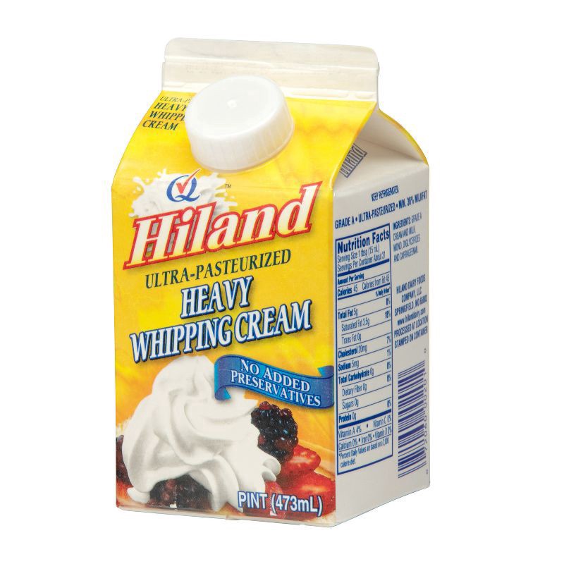 slide 3 of 4, Hiland Dairy Ultra Heavy Whipping Cream, 1 pint