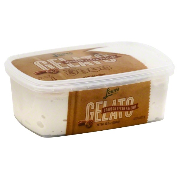 slide 1 of 1, Lowes Foods Gelato Bourbon Pecan Praline, 30 oz