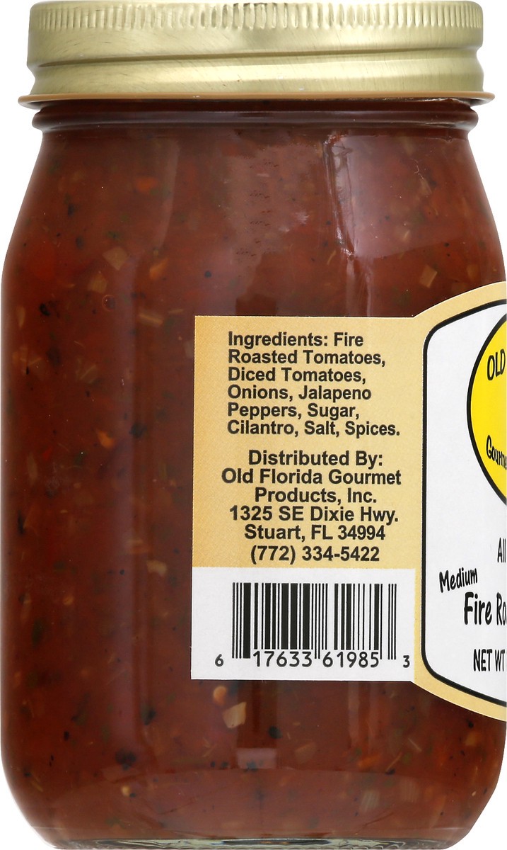 slide 12 of 12, Old Florida Gourmet Products Medium Fire Roasted Salsa 16 oz, 16 oz