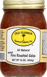 Old Florida Gourmet Products Medium Fire Roasted Salsa 16 oz