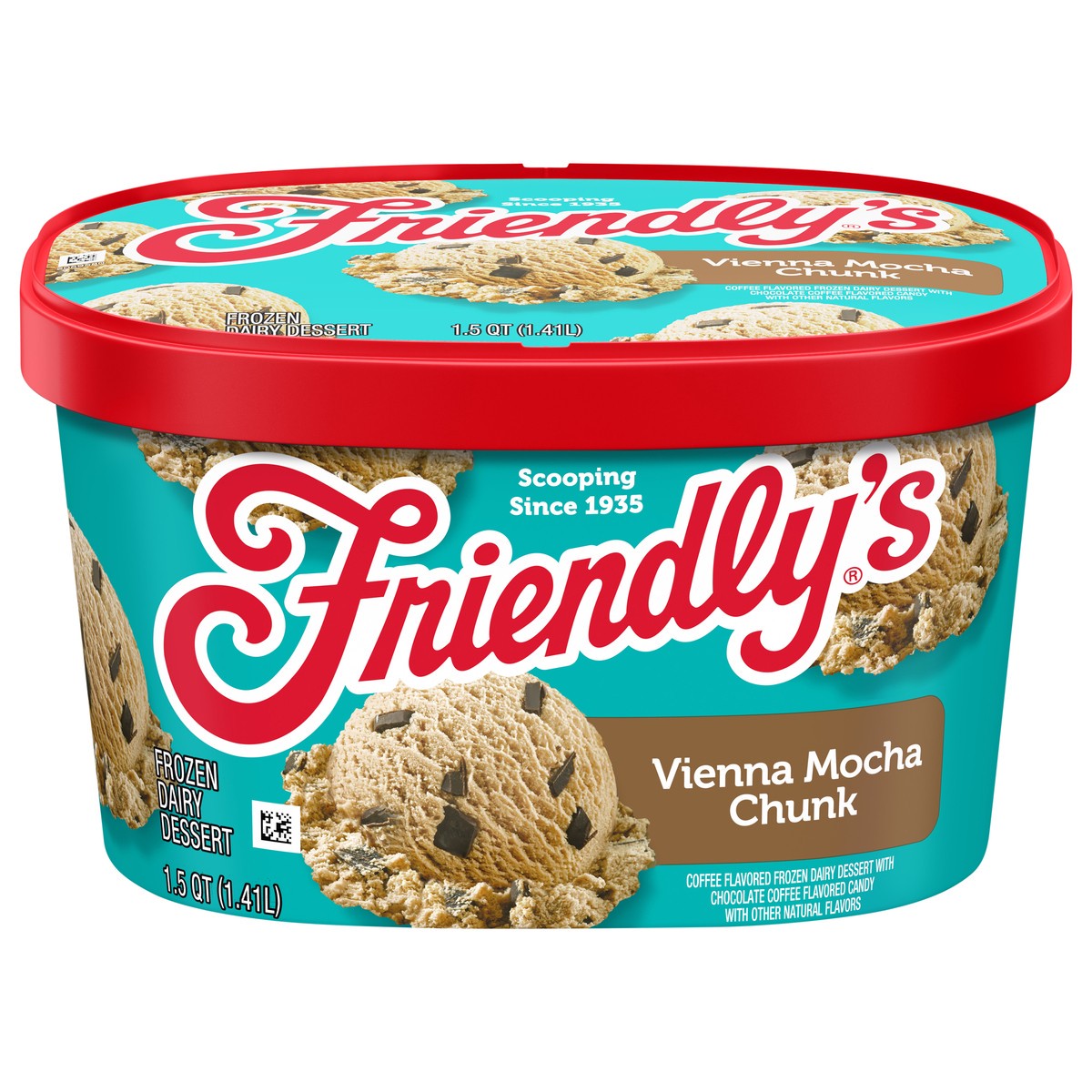 Friendly's Premium Vienna Mocha Chunk Ice Cream - 1.5 qt | Shipt