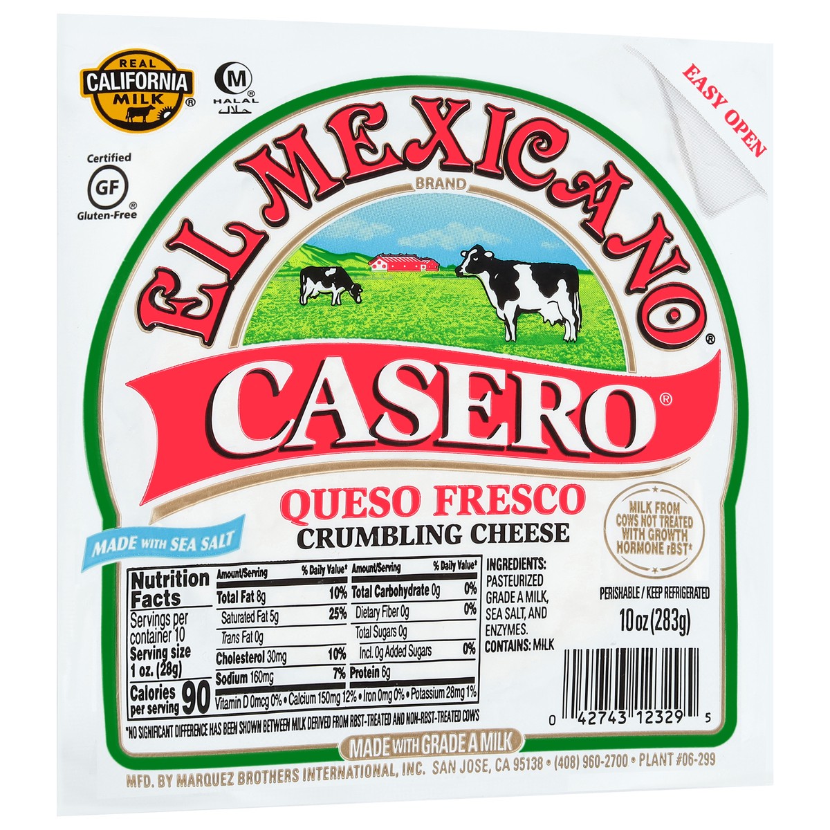 slide 7 of 14, El Mexicano Casero Queso Fresco Crumbling Cheese 10 oz, 10 oz
