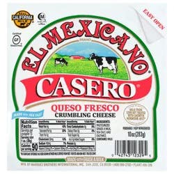 El Mexicano Casero Queso Fresco Crumbling Cheese 10 oz