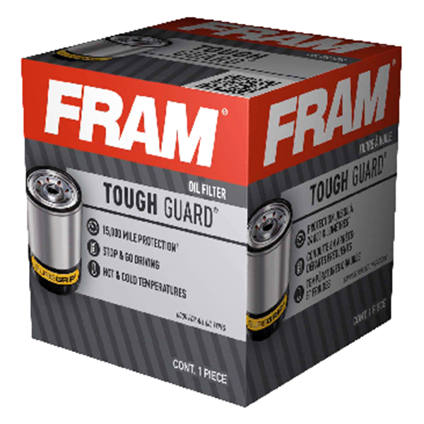 slide 1 of 1, Fram Tough Guard w/High Mileage Oil Filter, 1 ct