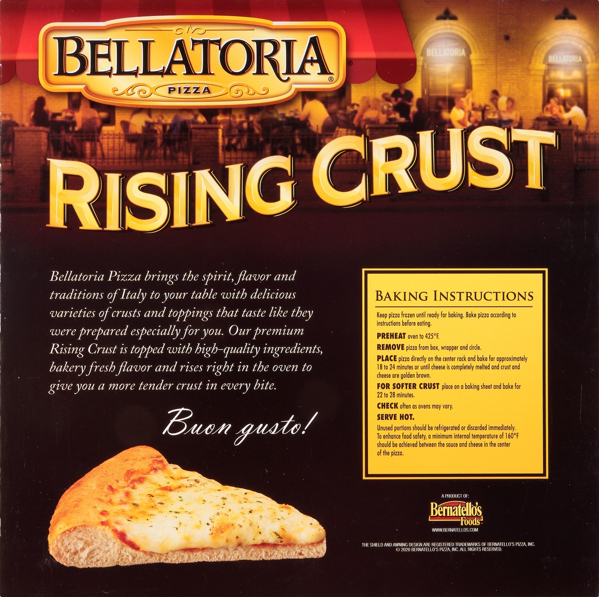 slide 5 of 12, Bellatoria Rising Crust Cheese Pizza 27.5 oz, 27.5 oz