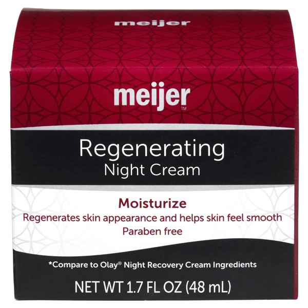 slide 1 of 1, Meijer Regenerating Night Cream, 1.7 oz