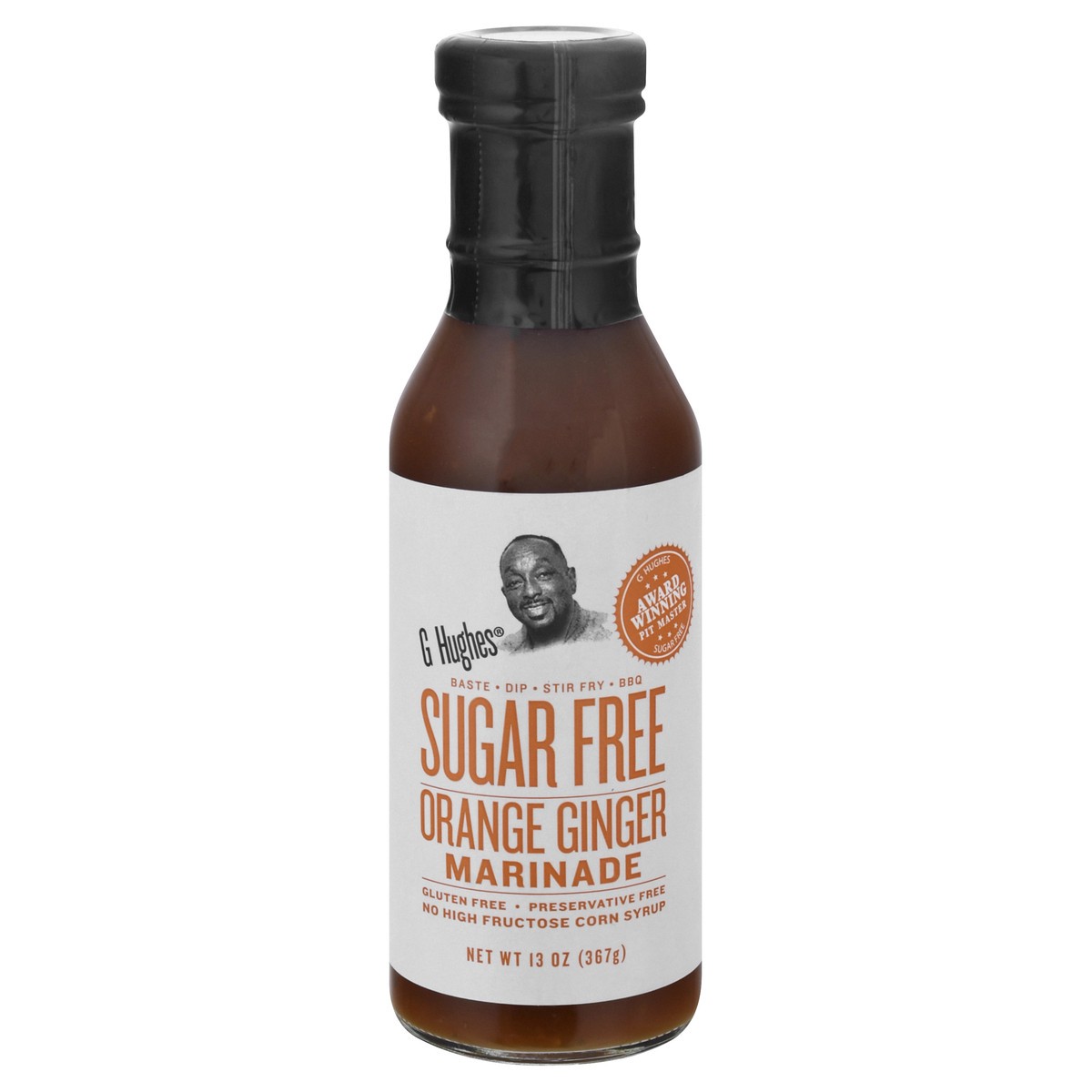 slide 1 of 9, G Hughes Sugar Free Orange Ginger Marinade, 12 oz