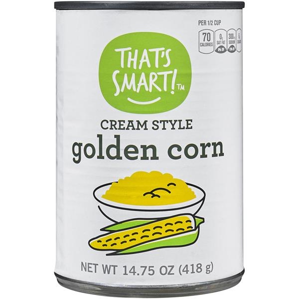 slide 1 of 1, That's Smart! Cream Style Golden Corn, 14.75 oz