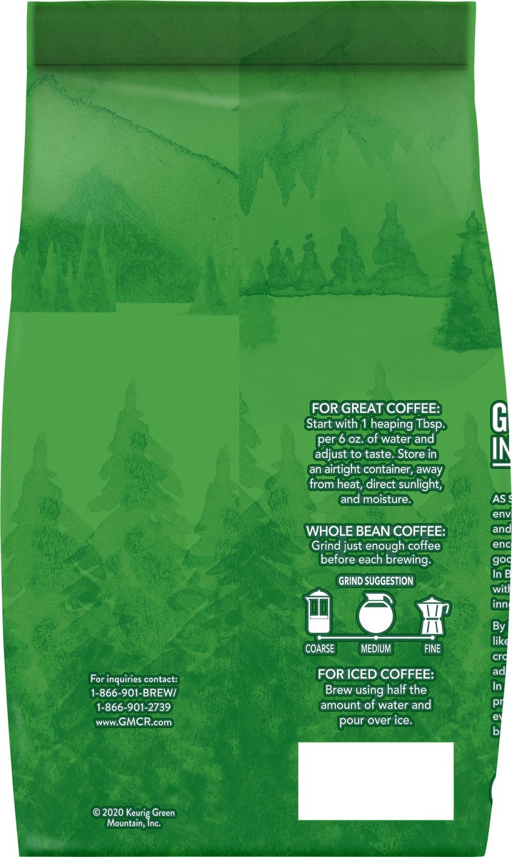 slide 6 of 10, Green Mountain Coffee Roasters Dark Magic Dark Roast Whole Bean Coffee 18 oz Bag, 18 oz