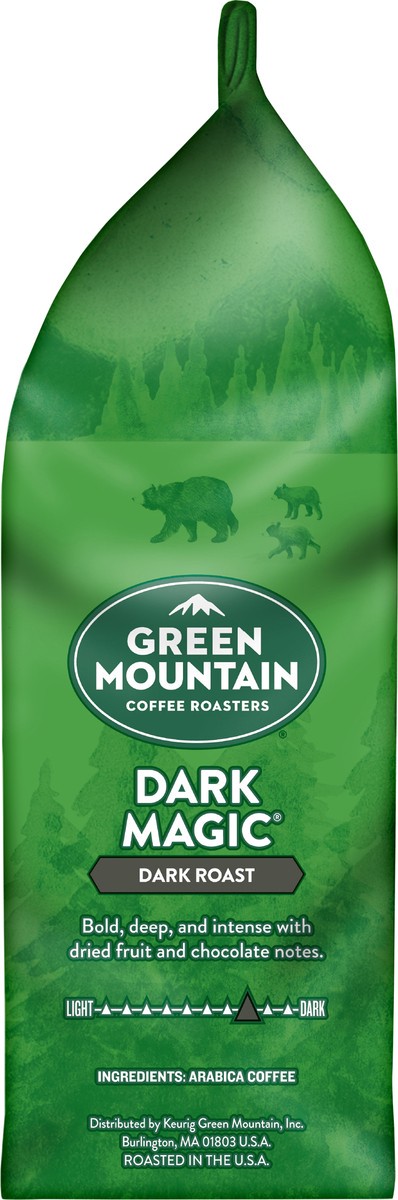 slide 7 of 10, Green Mountain Coffee Roasters Dark Magic Dark Roast Whole Bean Coffee 18 oz Bag, 18 oz