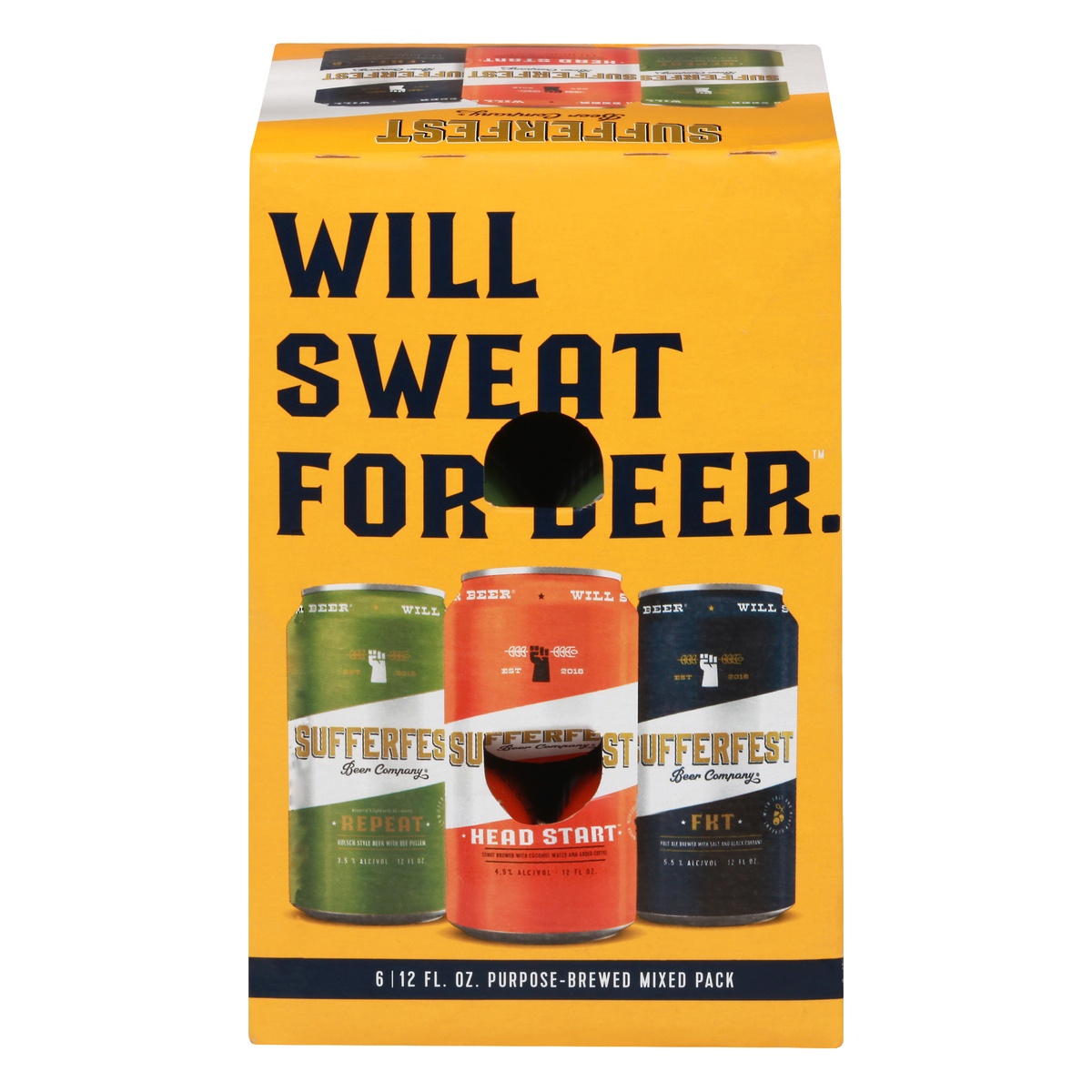 slide 1 of 1, Sufferfest Brewing Co. Sufferfest Beer Variety Pack, 6 ct; 12 fl oz