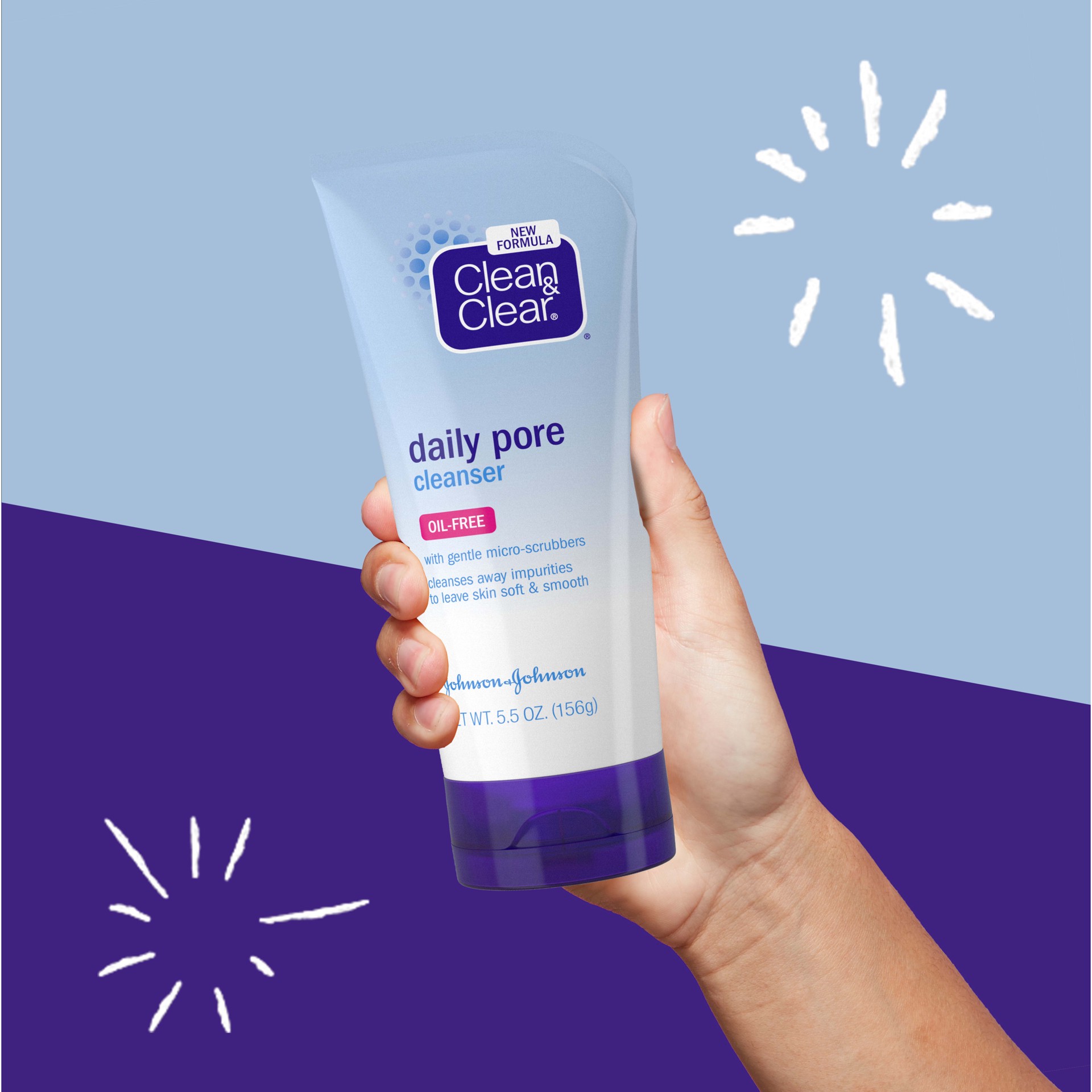 slide 8 of 9, Clean & Clear Daily Pore Cleanser, 5.5 oz