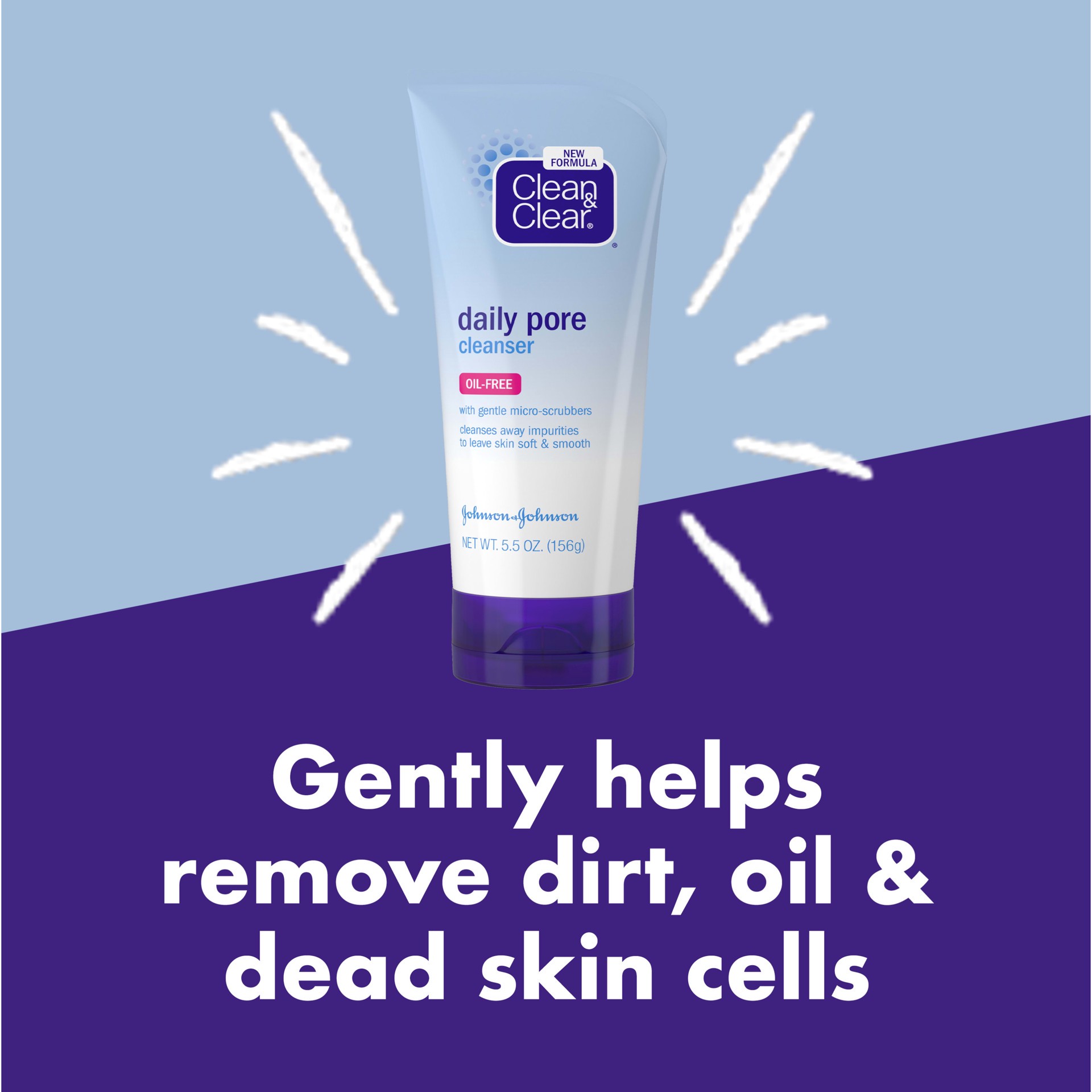 slide 9 of 9, Clean & Clear Daily Pore Cleanser, 5.5 oz