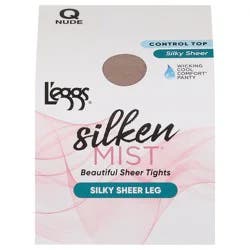 L'eggs Silken Mist Nude Silky Sheer Leg Tights