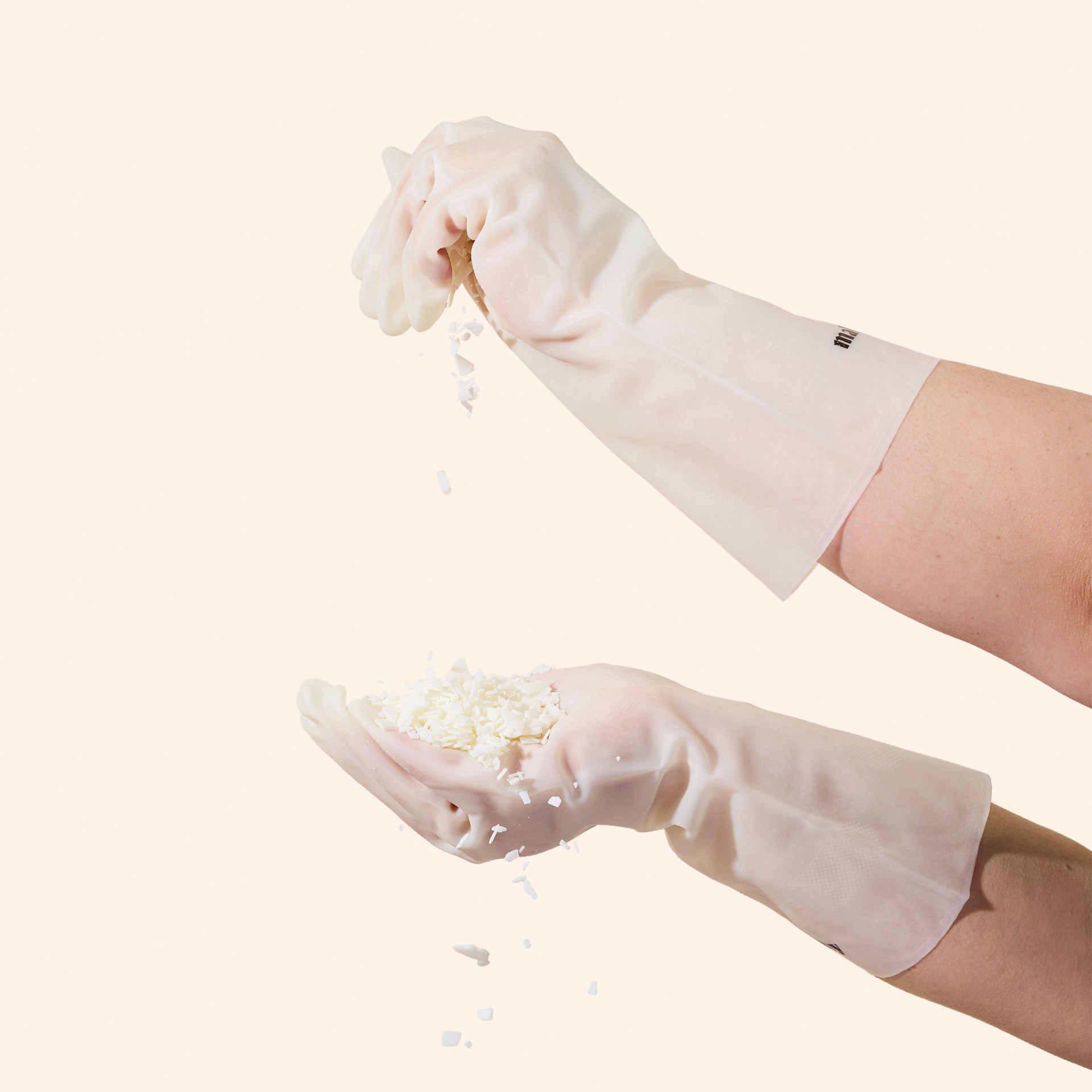 slide 2 of 3, Makesy Stained Glass Nitrile Gloves, 13 in x 6 in