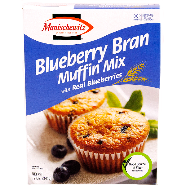 slide 1 of 1, Manischewitz Blueberry Bran Muffin Mix - Kosher For Passover, 11 oz