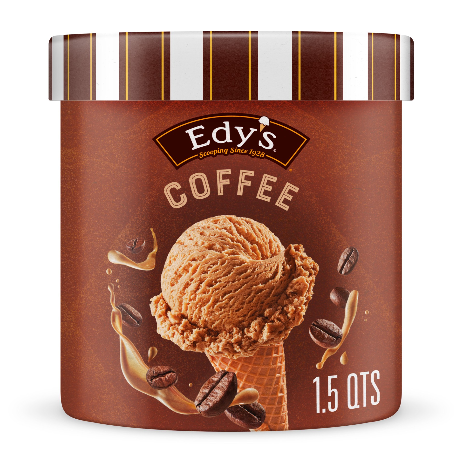 slide 1 of 1, Edy's/Dreyer'S Grand Coffee Ice Cream, 1.5 Qt, 1.5 qt