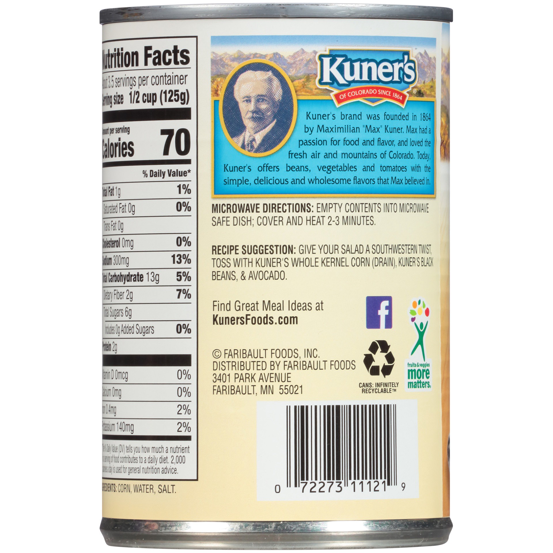 slide 4 of 6, Kuner's Whole Kernel Corn 15.25 oz, 15.25 oz