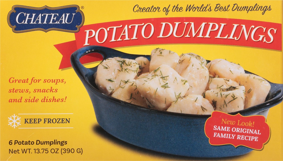 slide 7 of 13, Chateau Potato Dumplings, 13.75 oz