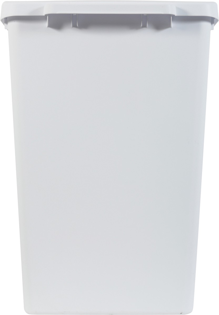 slide 11 of 11, Sterilite 13 Gallon White Base Z LiftTop Trash Can 1 ea, 1 ct