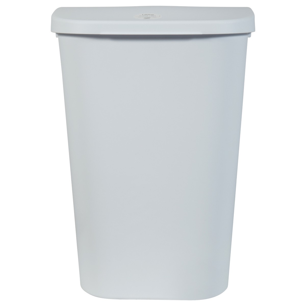 slide 9 of 11, Sterilite 13 Gallon White Base Z LiftTop Trash Can 1 ea, 1 ct