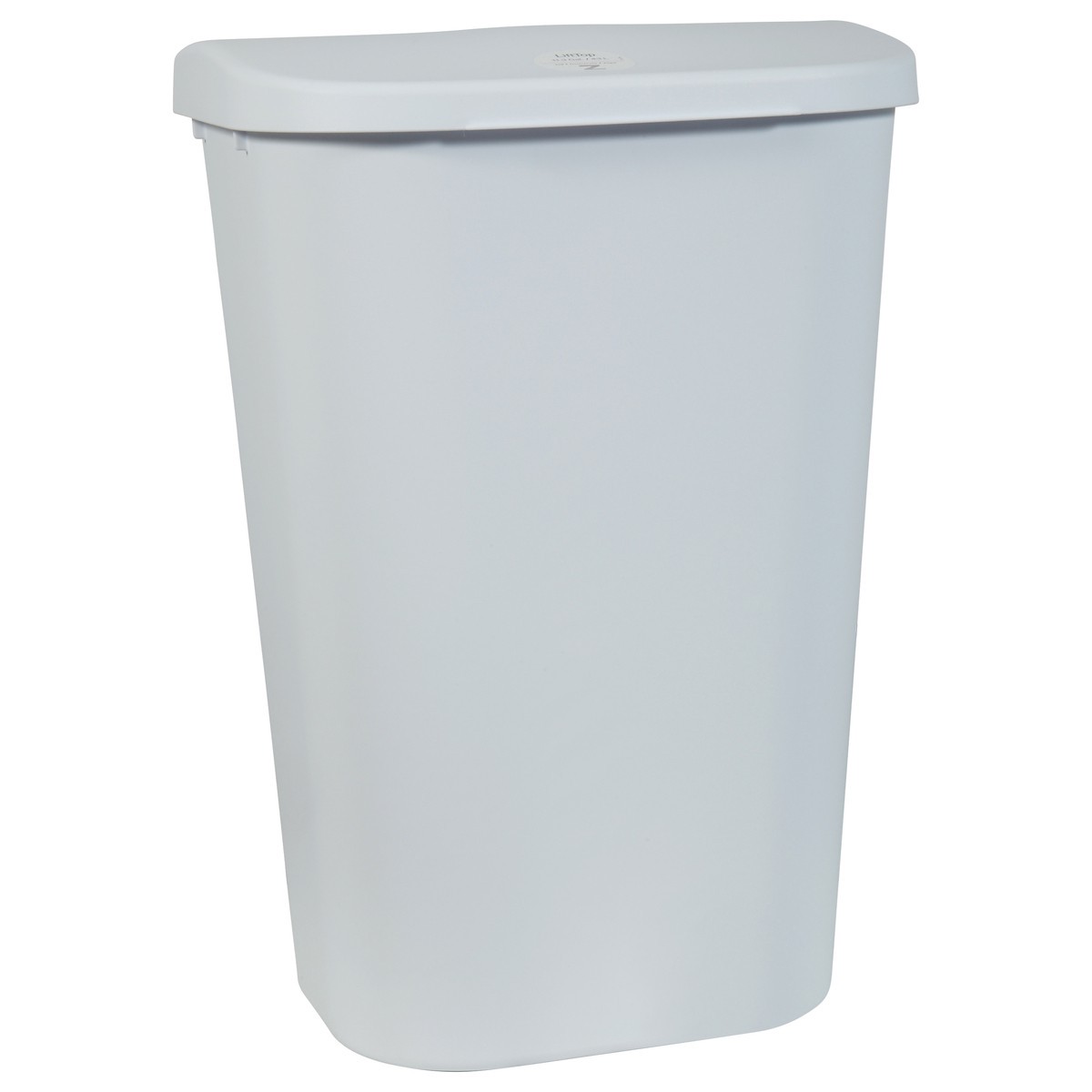slide 3 of 11, Sterilite 13 Gallon White Base Z LiftTop Trash Can 1 ea, 1 ct