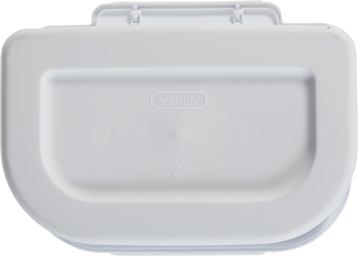 slide 8 of 11, Sterilite 13 Gallon White Base Z LiftTop Trash Can 1 ea, 1 ct