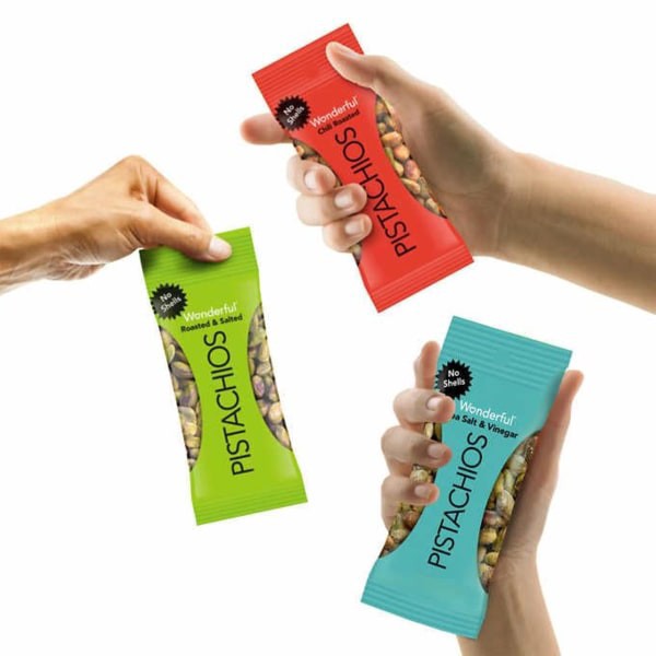 slide 6 of 7, Wonderful Pistachios No Shells Variety Pack, 0.75 Oz, Case Of 24 Packs, 1 ct