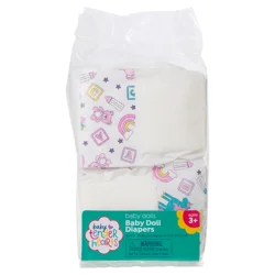 Baby Tender Hearts Dolls Diapers, 6pk