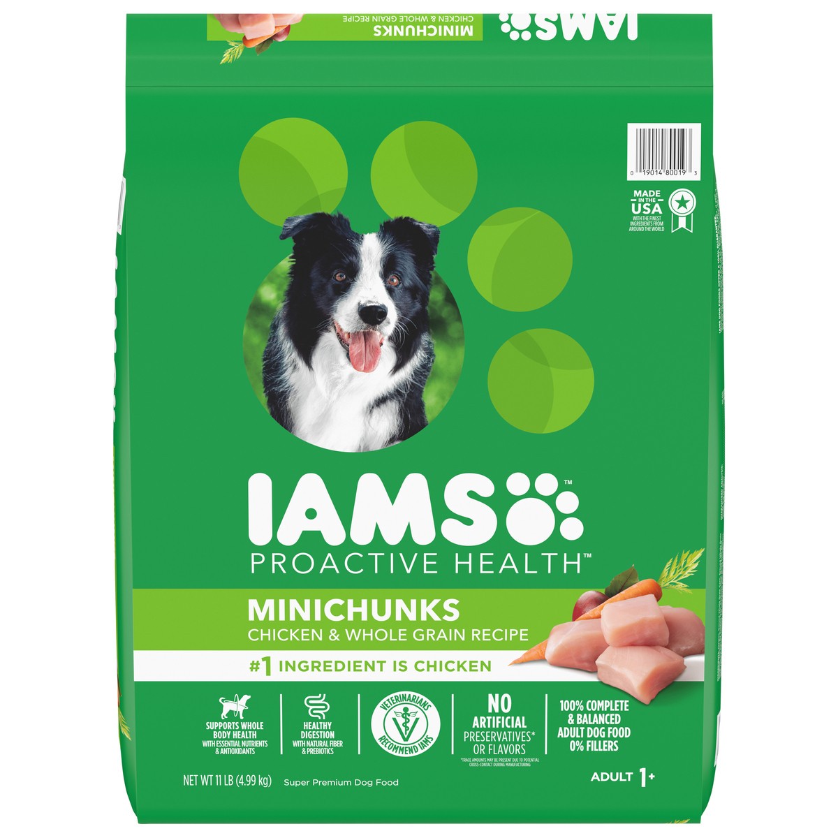 slide 1 of 16, Proactive Health Minichunks Adult 1+ 100% Complete & Balanced Chicken & Whole Grain Recipe Dog Food 11 lb, 11 lb