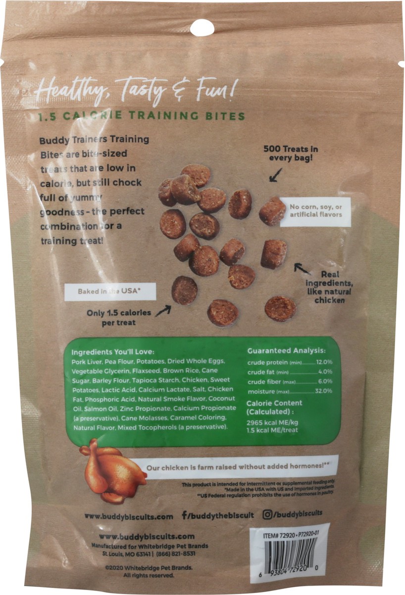 slide 8 of 10, Buddy Biscuits Chicken Training Bites, 10 oz