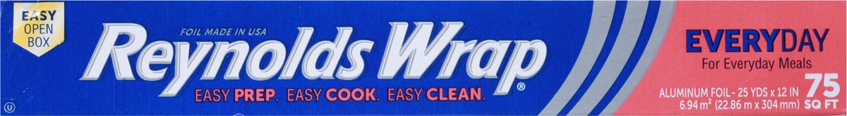 slide 8 of 9, Reynolds Wrap Everyday Strength Aluminum Foil, 75 Square Feet, 1 ct