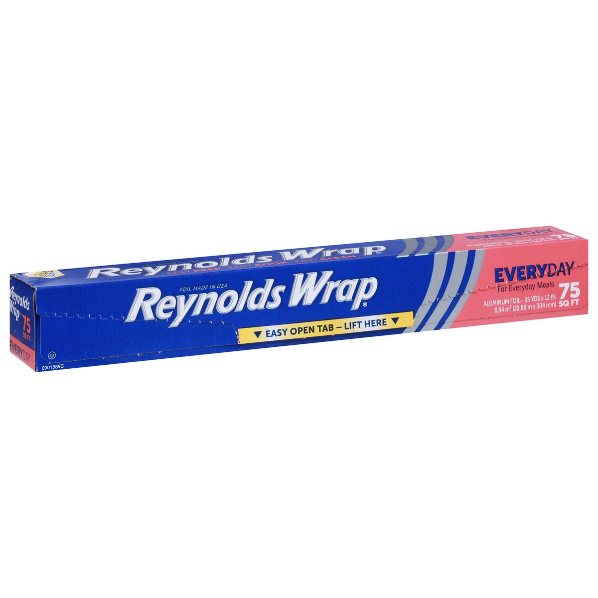 slide 6 of 9, Reynolds Wrap Everyday Strength Aluminum Foil, 75 Square Feet, 1 ct