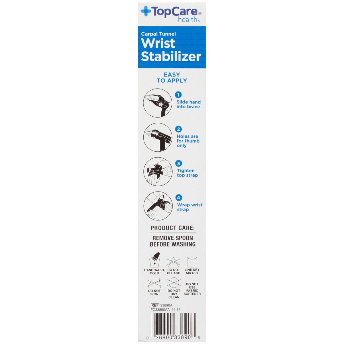 slide 4 of 8, TopCare Wrist Stabilizer, Carpal Tunnel, Large/X-Large, 1 ct