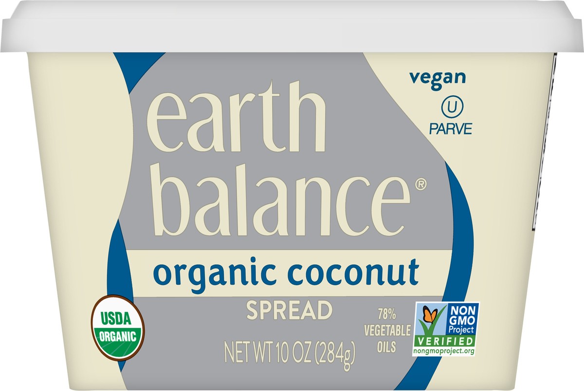 slide 5 of 9, Earth Balance Organic Coconut Spread, 10 oz., 10 oz