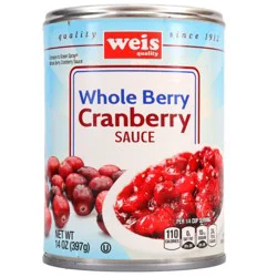 Weis Quality Cranberry Sauce