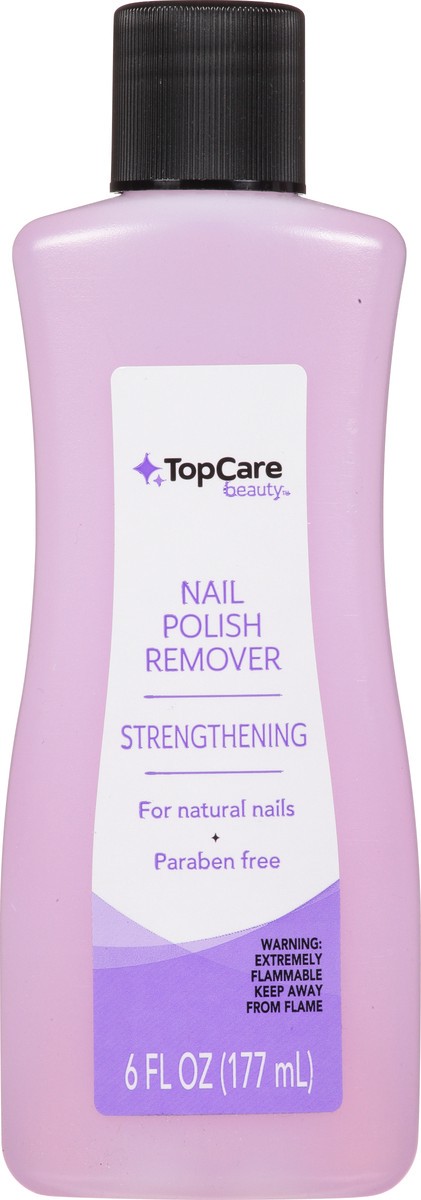 slide 1 of 14, TopCare Strengthening Nail Polish Remover, 6 fl oz